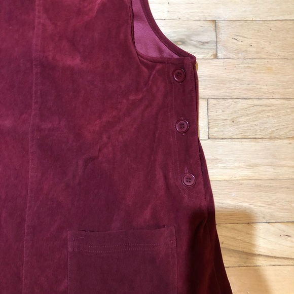 Red overall dress - Picture 3 of 4